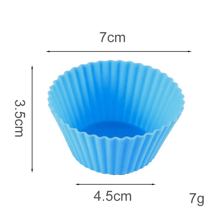 Food Grade Round Microwave Baking Pasteleria Bakery Silicone Souffle