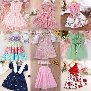 Wholesale the latest design selling lace birthday party children's wear princess children's wear less women's wear