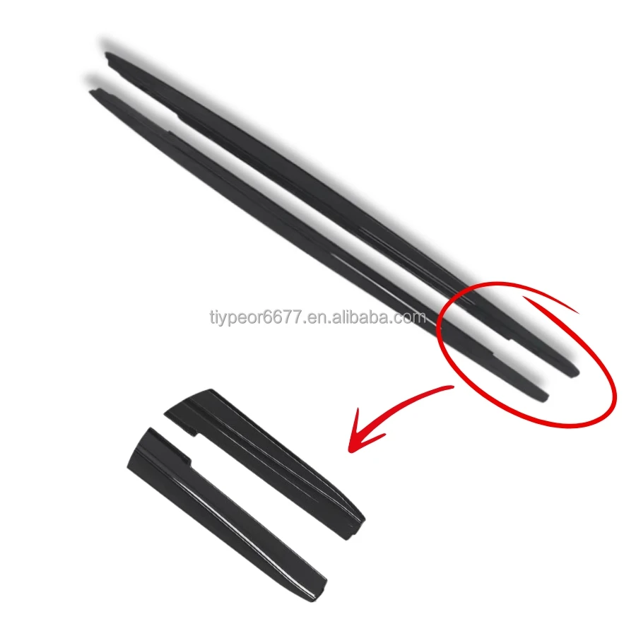 product tiypeor for bmw 5 series g30 g31  2017  2022 glossy black side skirt extention lip splitter side skirts extension-8