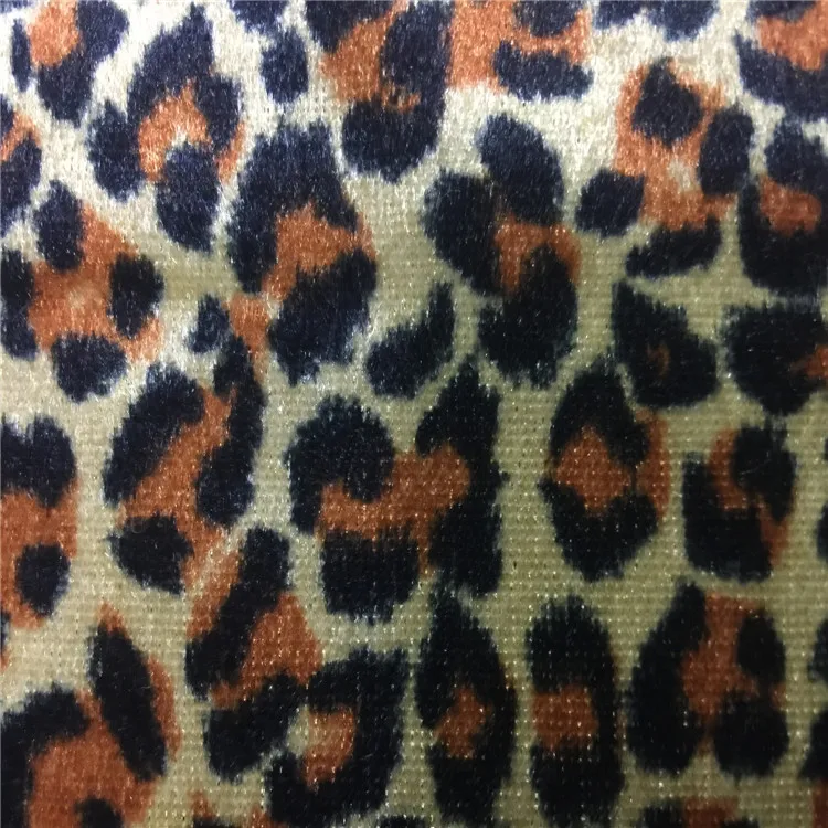 New fashionable leopard dress leopard print fabric leopard polyester fabric for garment