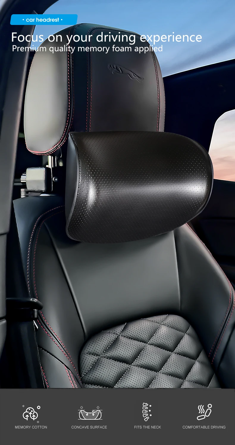 Лидер продаж мягкая подголовник автомобиля с эффектом памяти