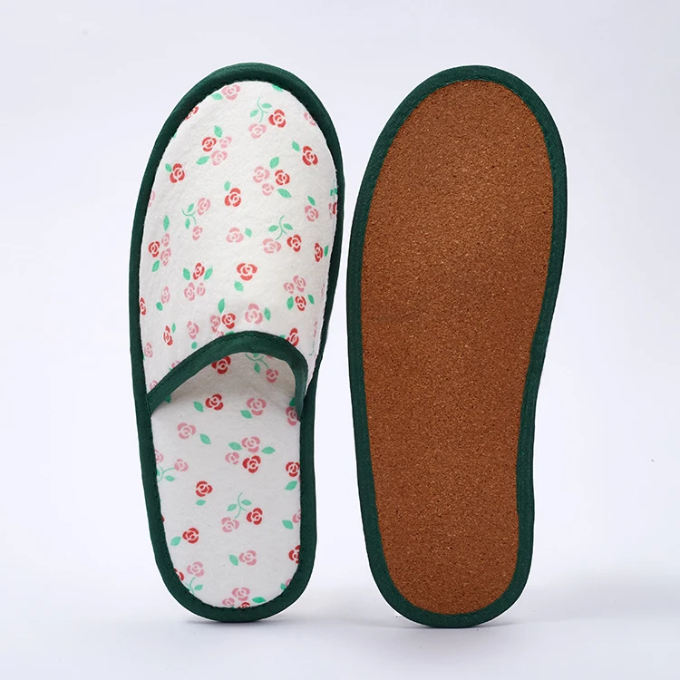 Good Quality New Style Soft Eco-friendly Hotel slippers Degradable Eco Friendly Hotel Airline Slippers supplier