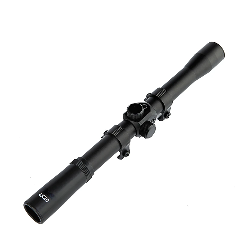 China Manufacturer Long Range Hunting Scope 4X20 Tactical  Scope with  Mounts