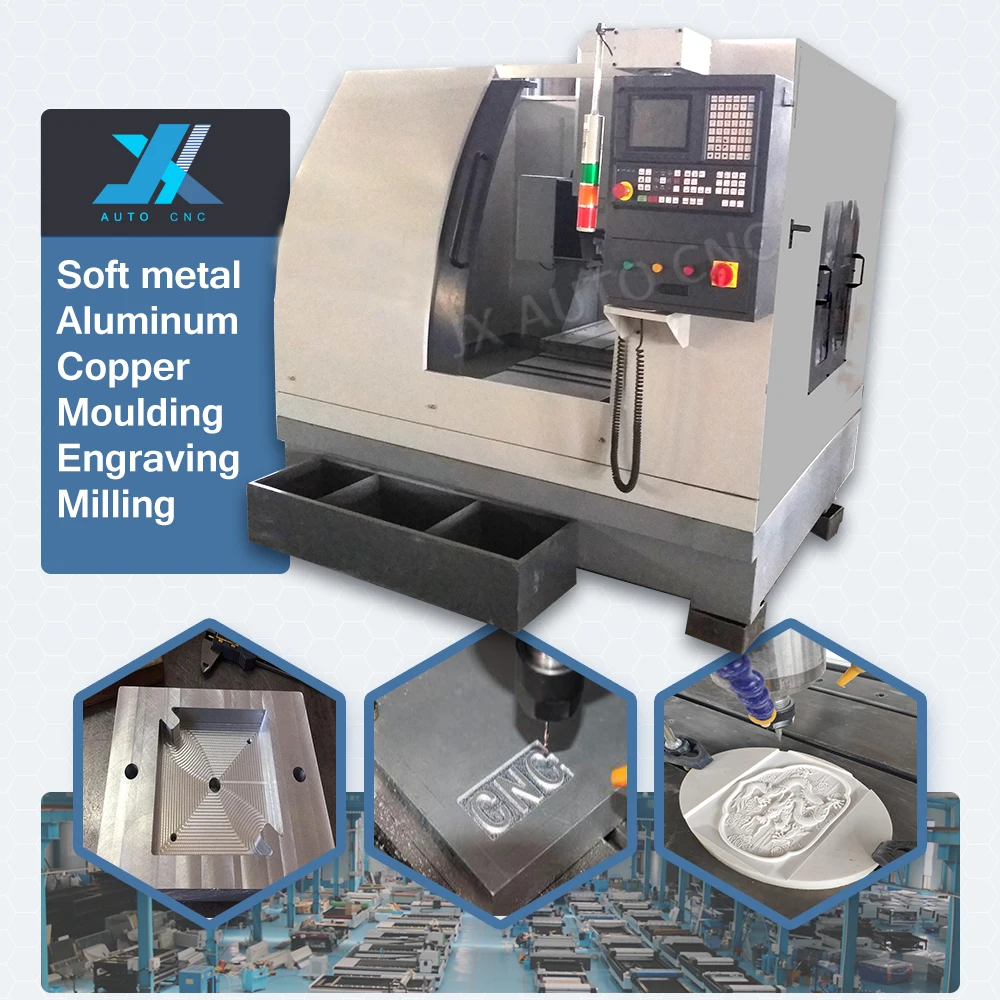 Китайский производитель 6060 6040 металлический небольшой фрезерный станок с ЧПУ для