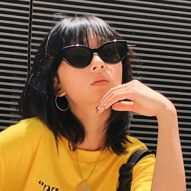 Cat Eye Tinted Lens Sunglasses Cat Eye Sunglasses Sun Glasses Brand Designer New Cat Eye Women Sunglasses