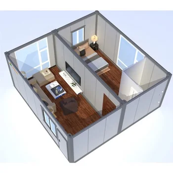 Modular 2 Floor Prefabricated 3 Bedrooms Bedroom House Plans