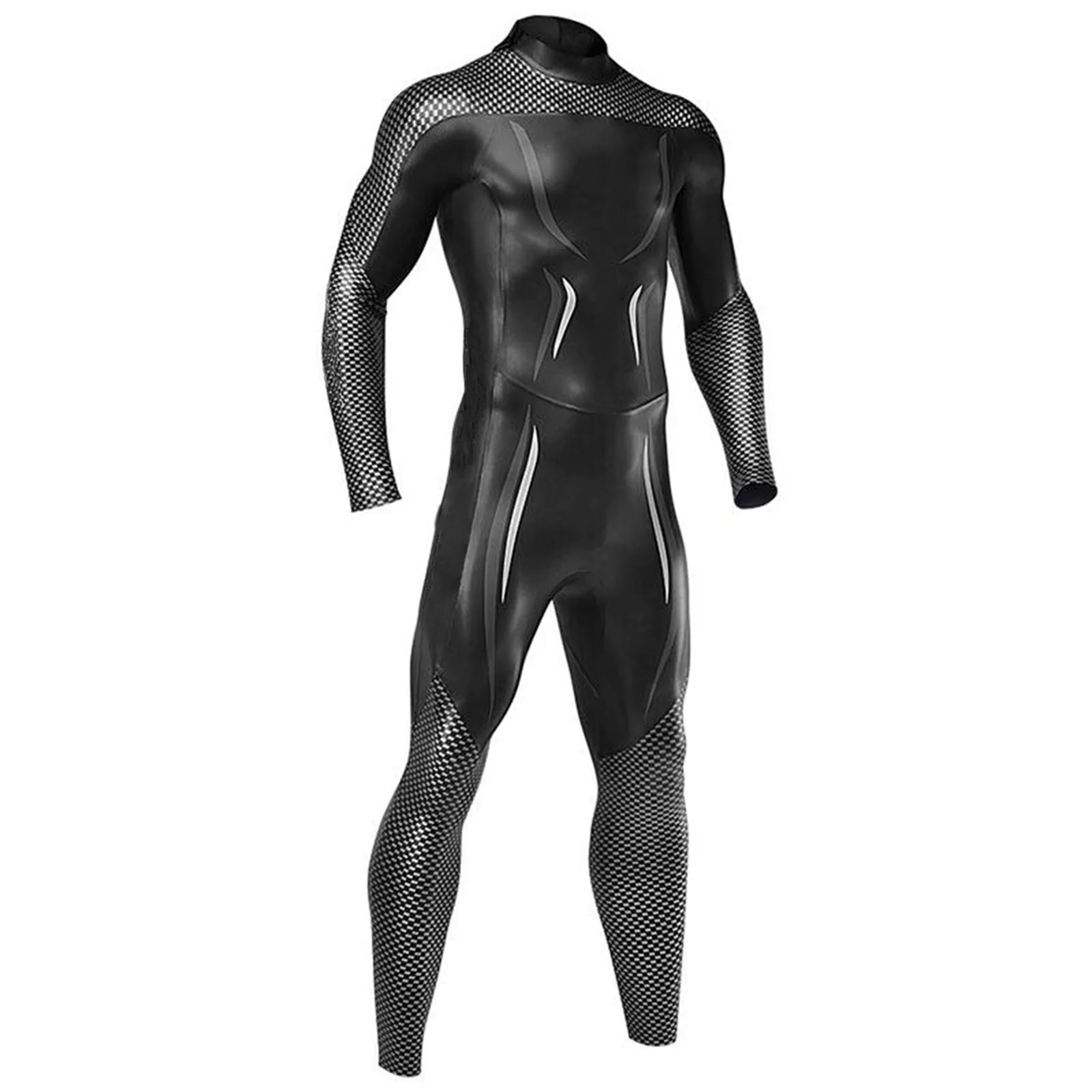 Customized 3mm 5mm Neoprene Fabric Wetsuits Full Long Sleeve Pattern