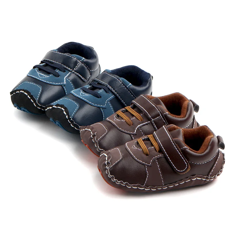 Spring and Autumn New Dark Retro Maze Bottom Baby Non-slip 0-1 Year Old Infants Shoes