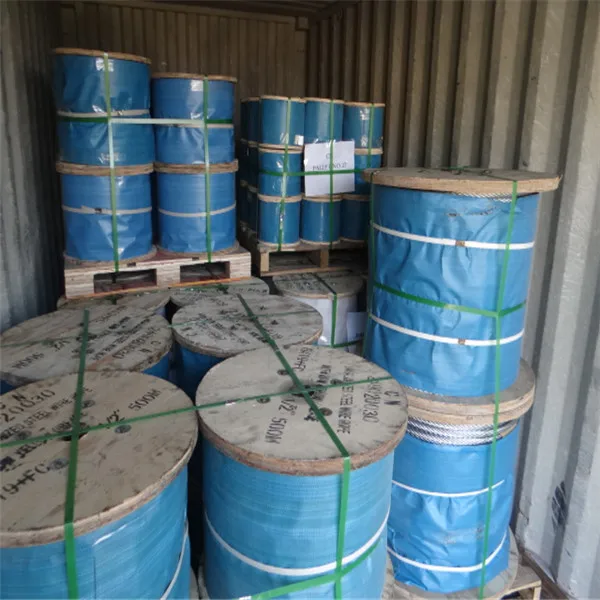 1x7 1X19 1x19 6x7 6x19 стальной трос оцинкованный кабель с ПВХ покрытием