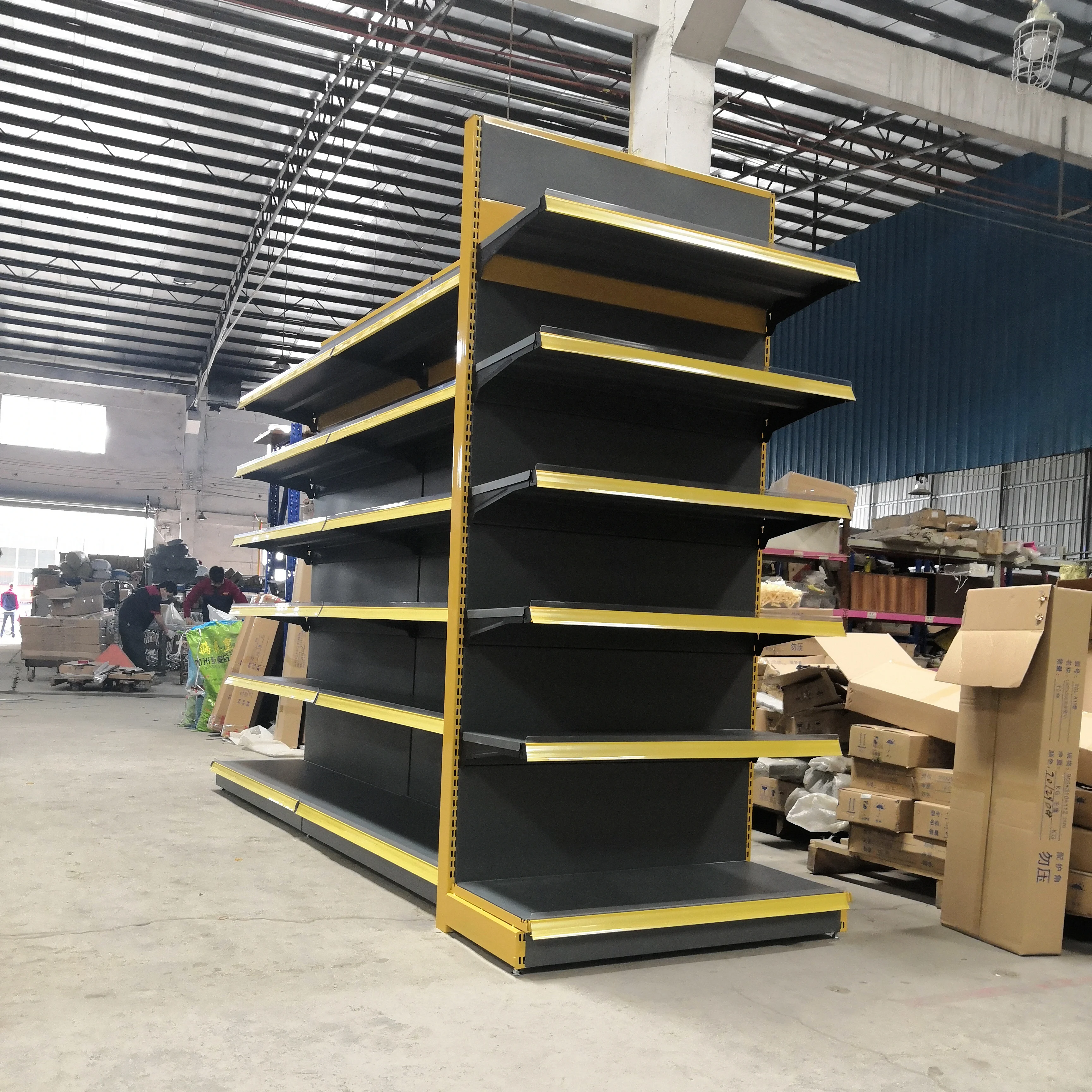 Metal  Shelf Supermarket Display Rack Wall Shelf Used for Shop Fittings Strong Bearing Capacity Store Display Shelves