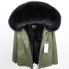 Black Fur+Green Coat
