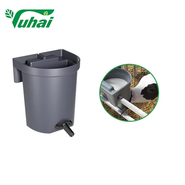 product 5 teat calf milk feeding bucket lamb nursing feeder container for animal farm use-1