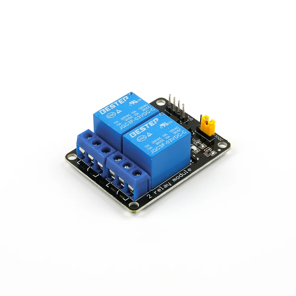 With Optocoupler Low Level Trigger Expansion Board 2 Channel Dc 3v ...