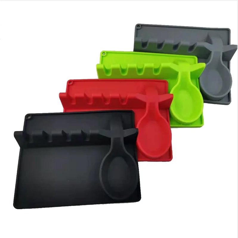Wholesale Bpa Free Spoon Rest Holder Heat Resistant Placemat Pad