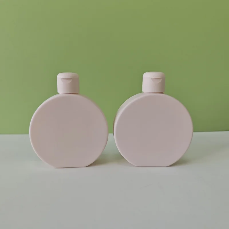 100ml HDPE Cosmetics Packaging Soft Touch Squeeze Bottle Shower Gel Bottle With Flip Cap for Travel Size