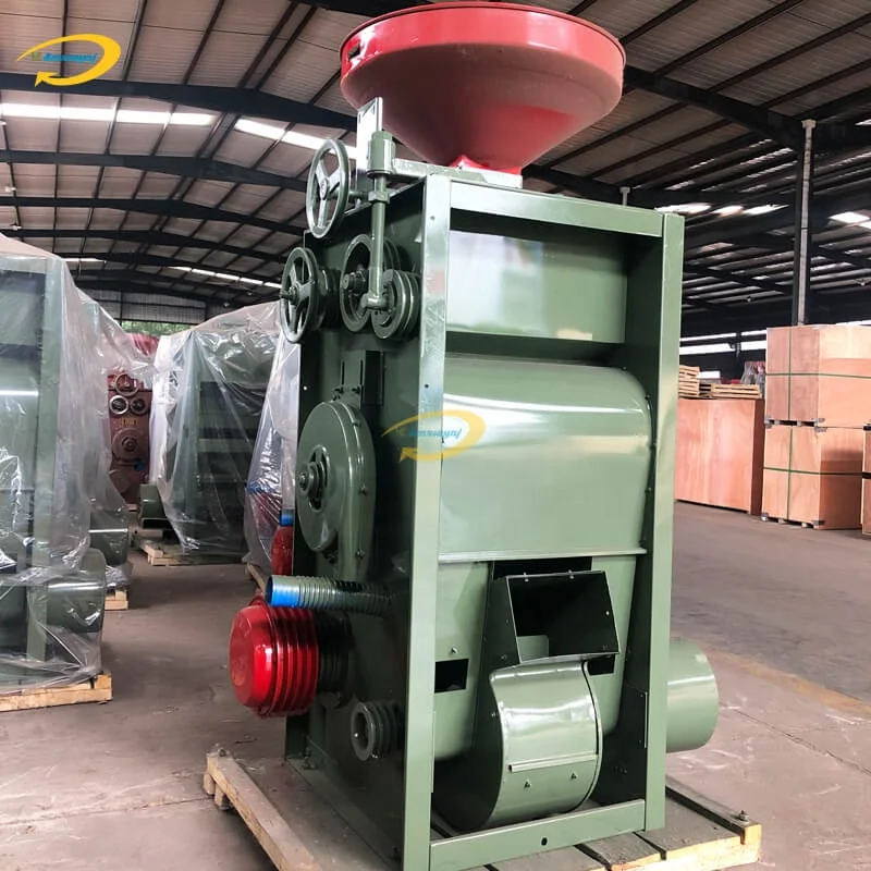 Operated Automatic Rice Vertical Milling Machine / Rice Milling Equipment
