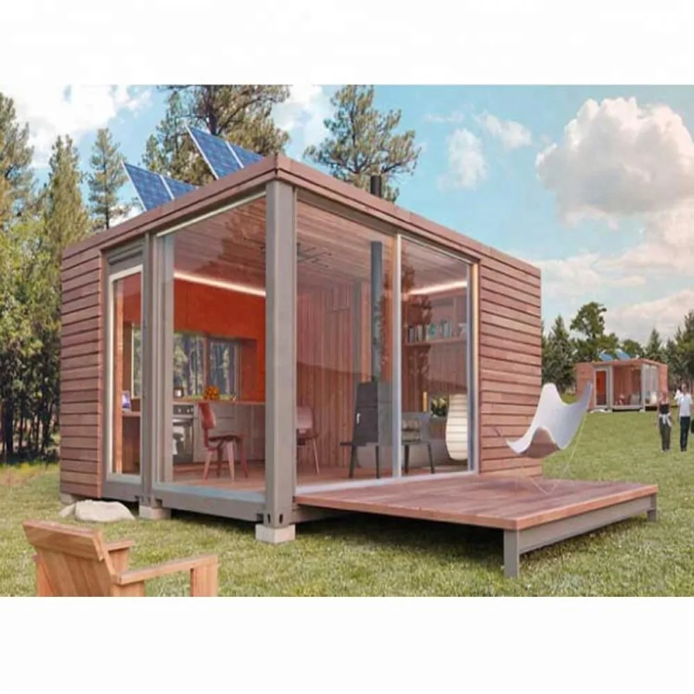 2023 Newest Modified Norwegian Mobile Living Tiny Container House Price Small Movable Prefab Cabin Wooden House Design