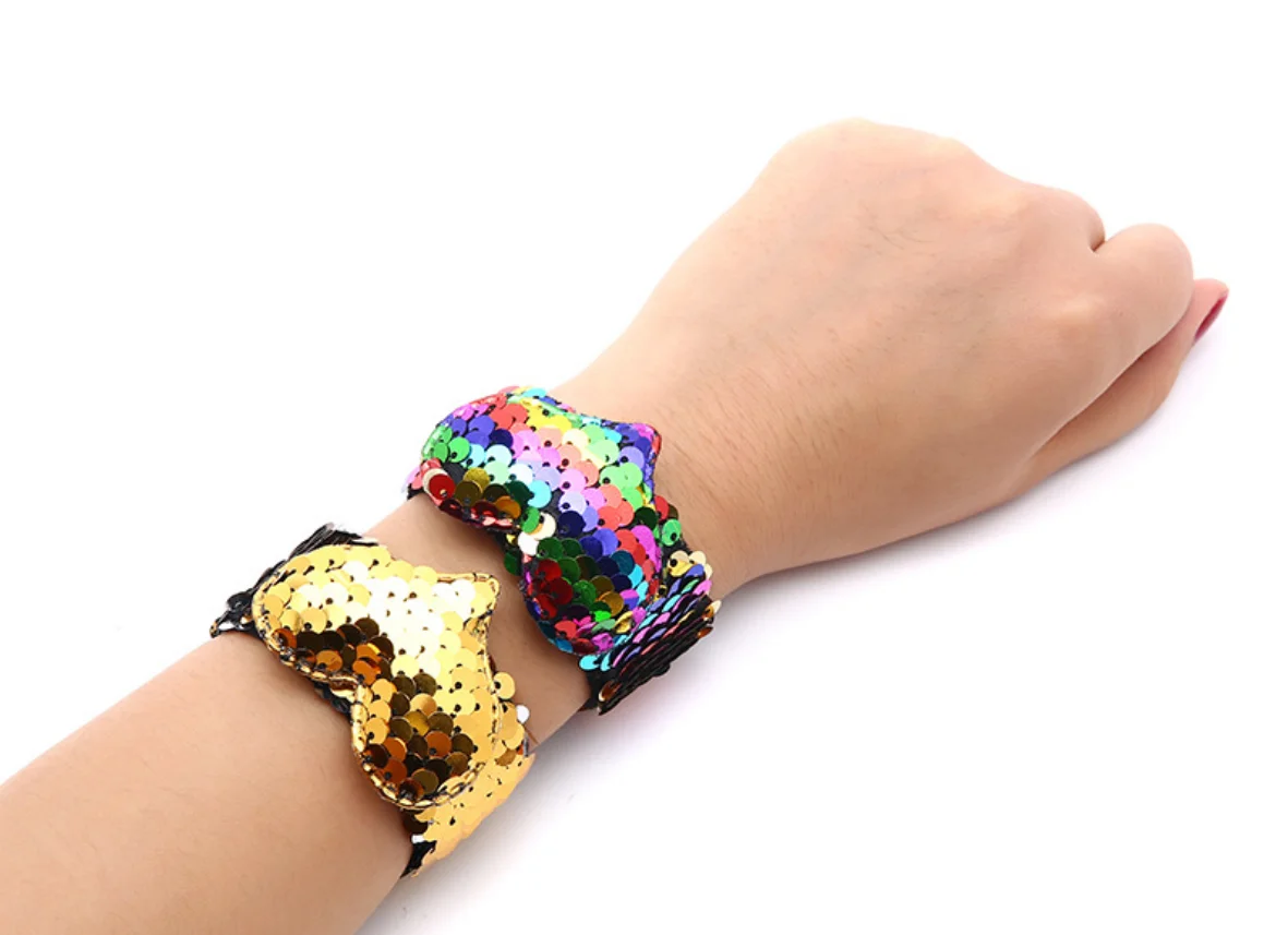  ibasenice Girls Earrings 4 Pcs Slap Bracelet Kids