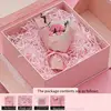 Pink gift box+Lafite+greeting card+gift bag+bouquet