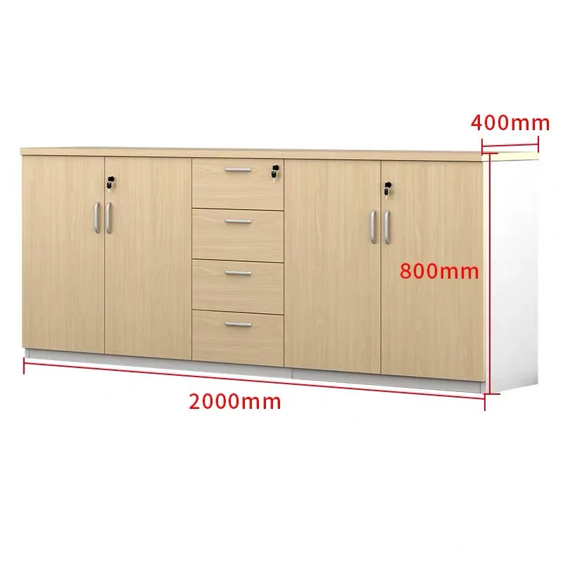 Office Wooden Organizer Furniture Modular File Storage 9door Lockable