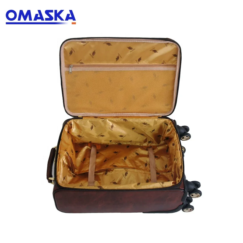 New Cheap Design OMASKA Famous Brand 5 Pcs Set Custom Made Suitcases Leather Luggage