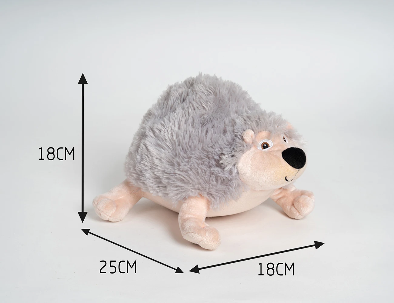 christmas hedgehog plush