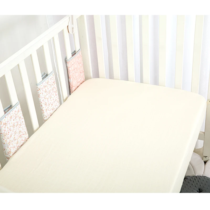 Baby Crib Sheets, Neutral Fitted Baby Toddler Bed Sheets for Standard Crib Mattress & Toddler Bed Mattress