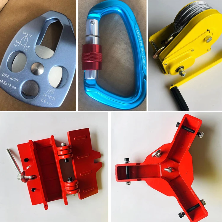 High quality fire fighting Aluminum Safety Rescue Tripod For Falling Protection Rescue Tripod 200kg