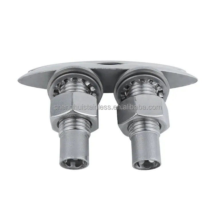 product boat accessories mooring retractable cleat neat cleats cast g316 stainless steel 125mm-4