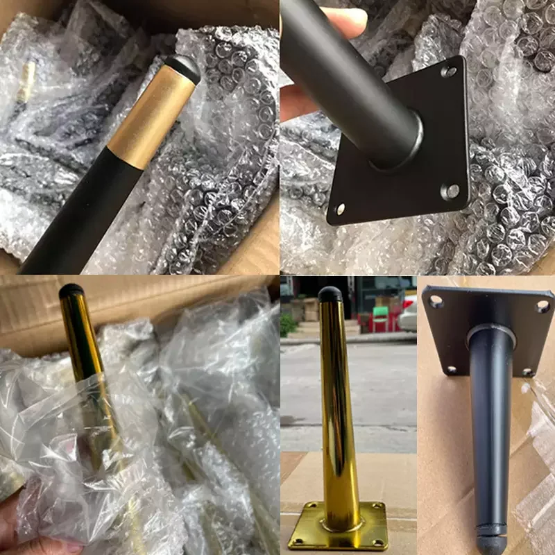 Hoone Modern Pyramid Angled Short Foot Couch Chair Legs Accessories