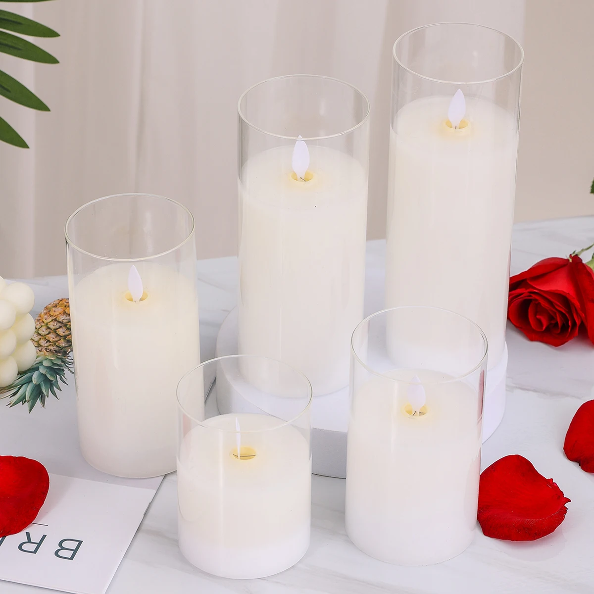 product transparent glass paraffin led flameless candles holiday party decor christmas home decor valentines day romantic atmosphere-29