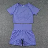 short sleeves shorts 2pcs set(9e6ca2)