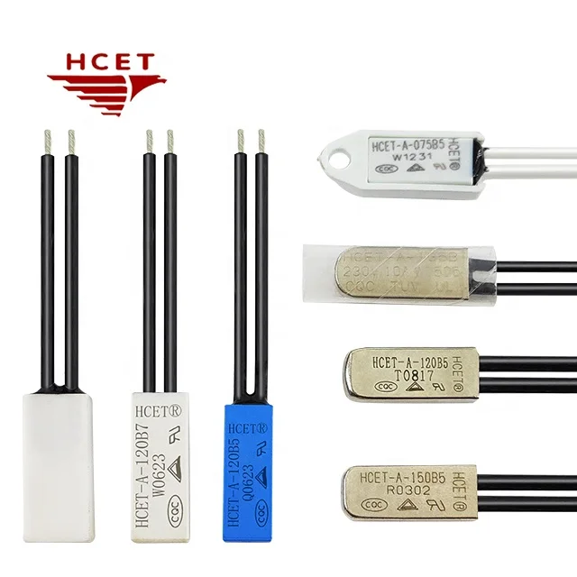 HCET TB05 KSD9700 Normally Closed Bi-metal Plastic Thermal Protector for Fan Motor