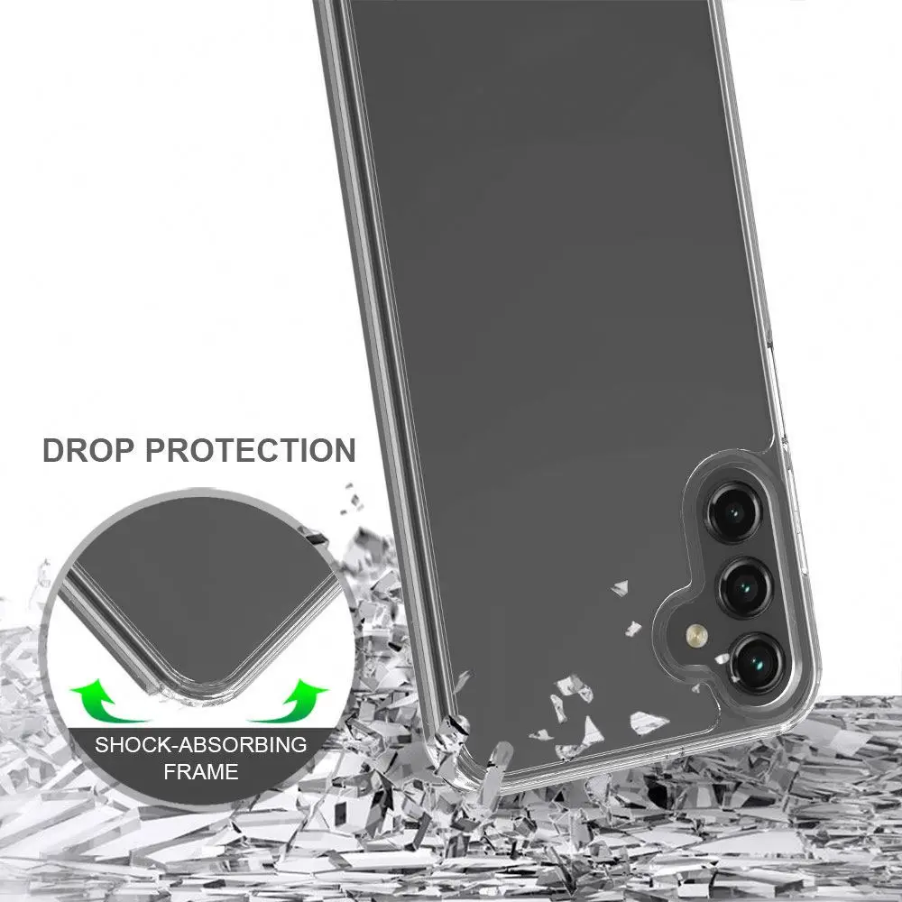 2 in 1 Tpu Pc Phone Case for Samsung Galaxy A15 Cases Luxury Design Anti Scratch Drop Transparent Proof Clear Sjk315