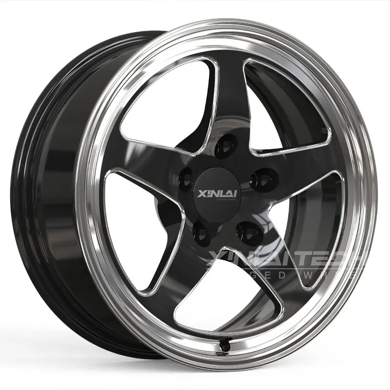 XL Black Finished 1-Piece Forged Monoblock Rims 5x112 5x114.3 5x127 Car Aluminum Alloy Wheels for bmw audi Mercedes Custom Wheel - Image 1