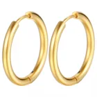 Hoop Earrings Fashion Earringsearrings 2021 Women's Ear Stainless Steel Hoop Earrings Thick Hoop Earrings Fashion Jewelry Stainless Steel Earrings