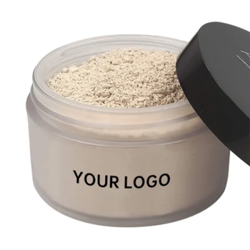 Large Capacity 30g Cosmetics Transparent Face Powder No Ashy Flashback Loose Face Powder Private Label Setting Powder
