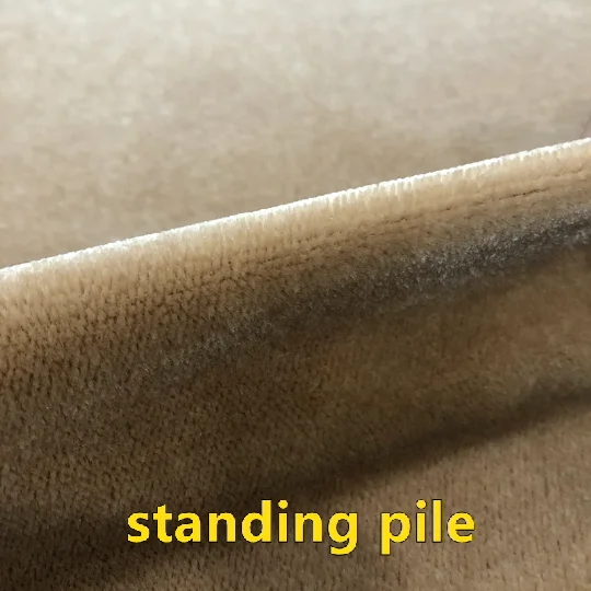 Super Thick Wool Carpet Touch Mohair Velvet With Cotton Ground For