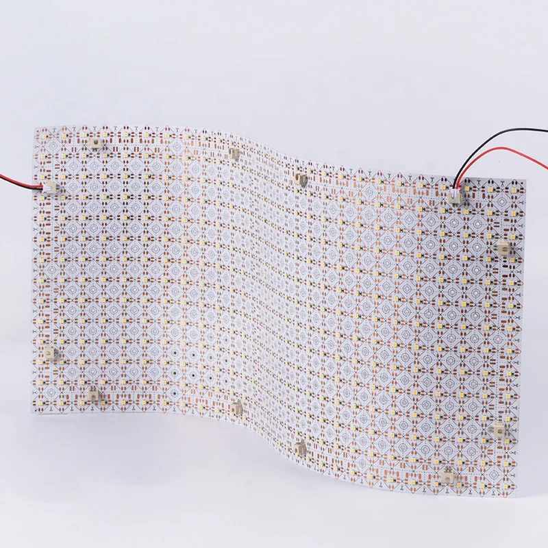 Flex LED Sheet Back Light White Tunable RGB RGBW Led Strip Light LED Sheet Lights 24V Flexible LED Sheets