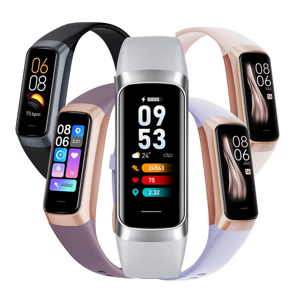 Horloge Hartslagmeter Smart En Sport Horloge Fitness Tracker Horloge Met  Bloeddrukmeter Dames Q1 Bluetooth, image size:1000x1000