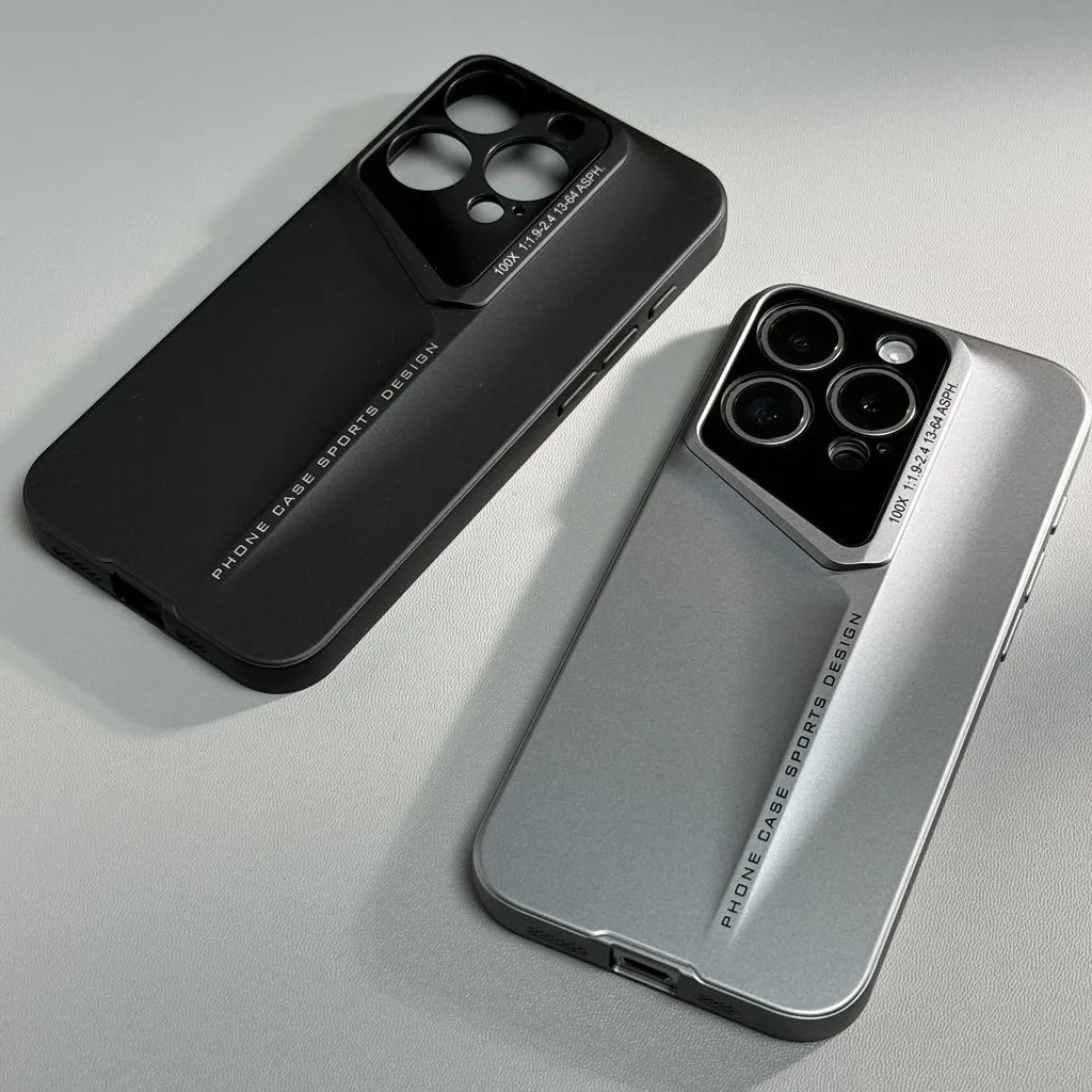 Slim Fit Exquisite Personality Cool Shockproof Wireless Charging Phone Cover for iphone 14 15 16 Pro Max case