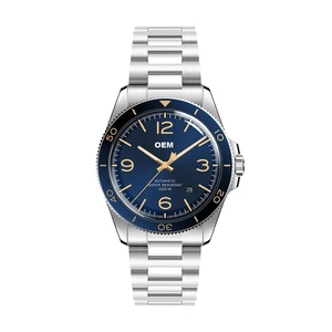 Custom Branded Mechanical Watches High Quality Super Luminous Men 100M Waterproof Watches Automatic Divers