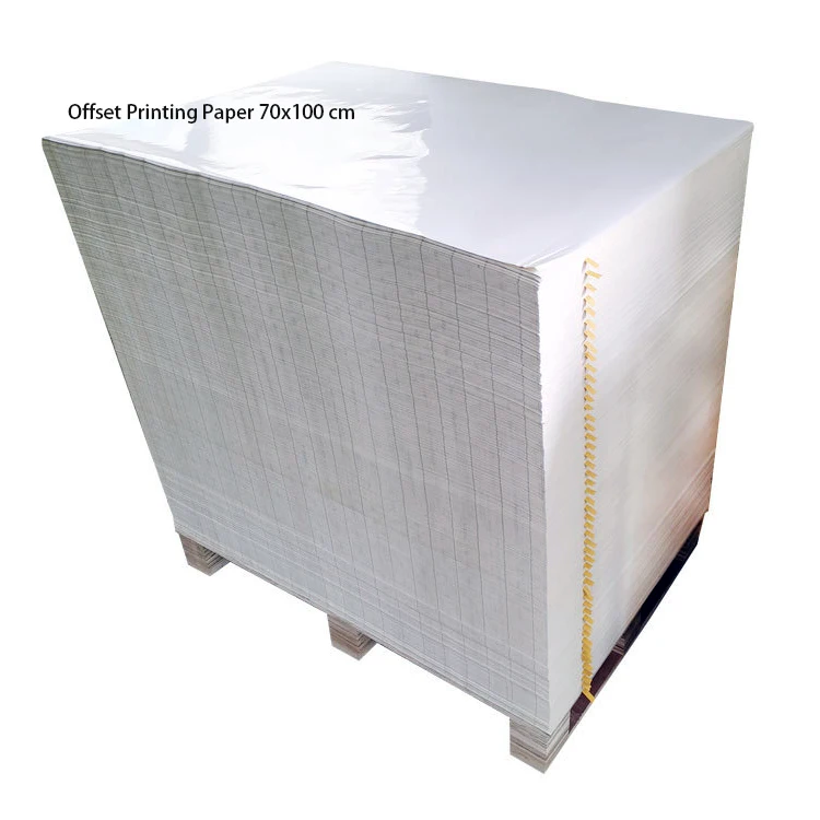 Semi Glossy Art Paper 70x100cm Adhesive Labels Cast Coated 70x100 Offset Printing Paper Die Cut A4 A3 Self Adhesive Paper