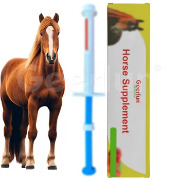 OEM Horse Probiotics Supplement Immune Booster & Deworming Support Apple Flavor for Equine Health Probiotic Paste