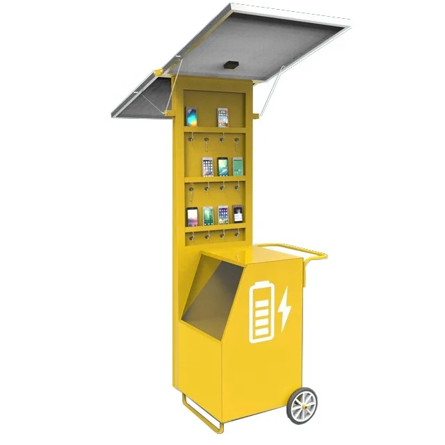 Vending Machine Solar Power Electrical Cellphone Charging Kiosk With Wheels For Mercial Buy Solar Powered Phone Charging Phone Charging Outdoor Kiosk Portable Public Mobile Phone Charging Kiosk Product On Alibaba 