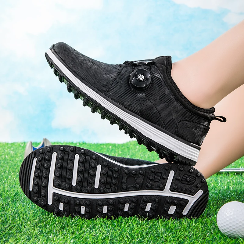 Zapatos de golf personalizados para hombre al por mayor, nuevo