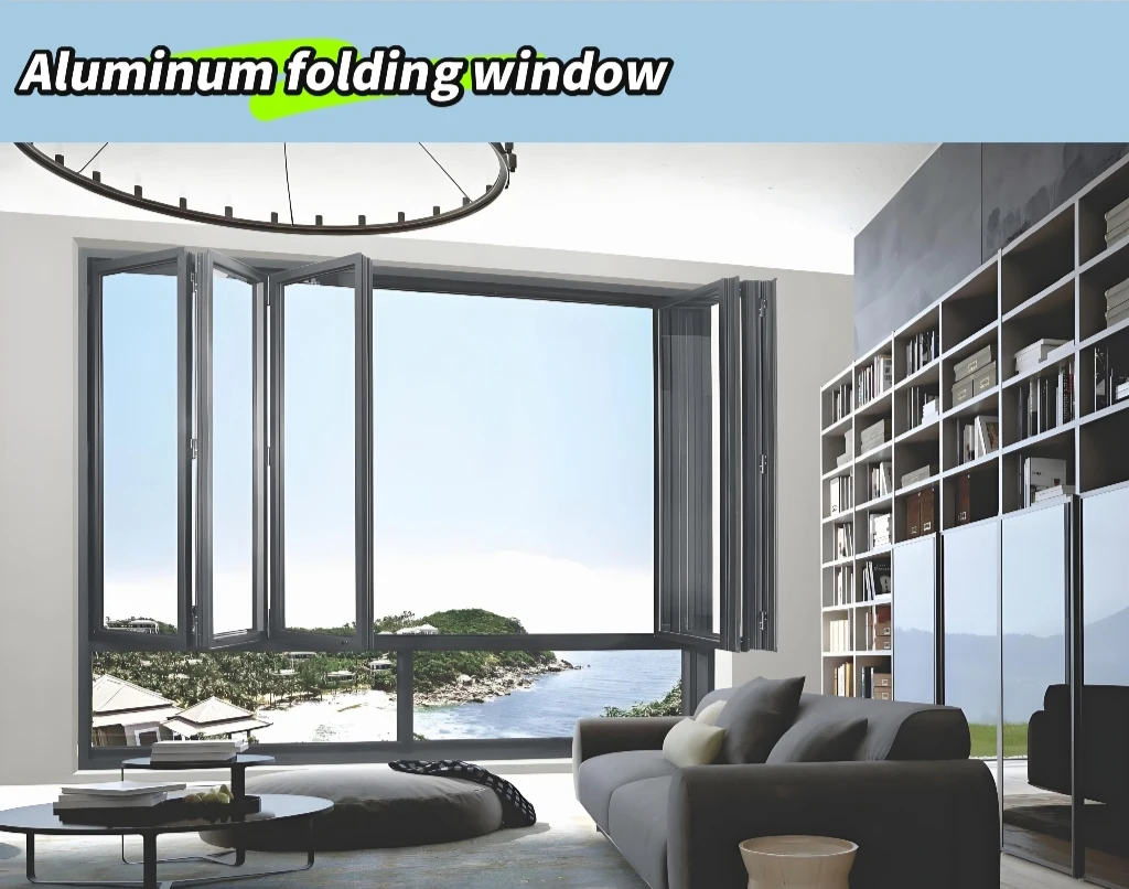 Aluminum Frame Hurricane Impact Tempered Glass Open Out Triple Pane Casement Windows