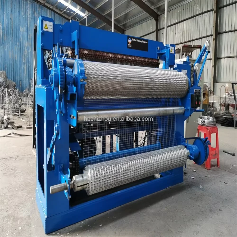 Wire Row Machine Iron Net Roll Fence Welded Wire Mesh Making Machine Manufacturer for ...