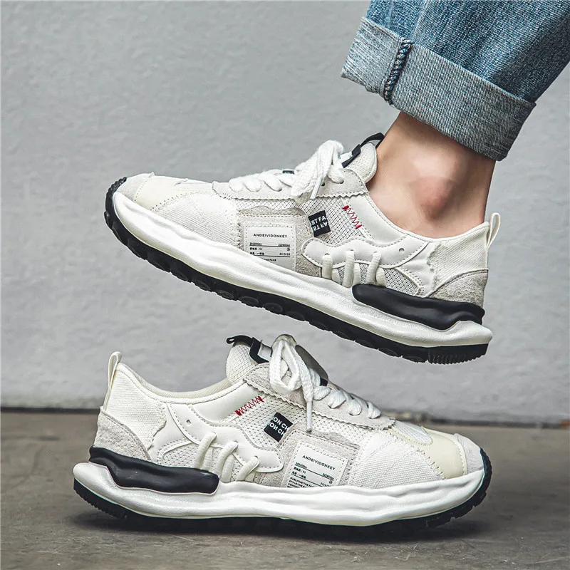 Men's shoes, new summer mesh breathable dad shoes, fashionable and comfortable casual sports thick soled Forrest Gump shoes