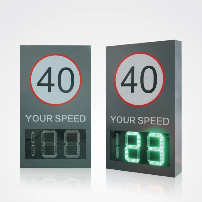 Radar Detective Speed Warning LED Signs Speed Measurement Display Traffic Flashing Speed Limit Signs